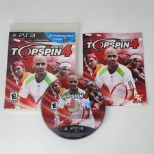 Top Spin 4 (Sony PlayStation 3, 2011) CIB Complete w/ Manual - FAST SHIPPING!