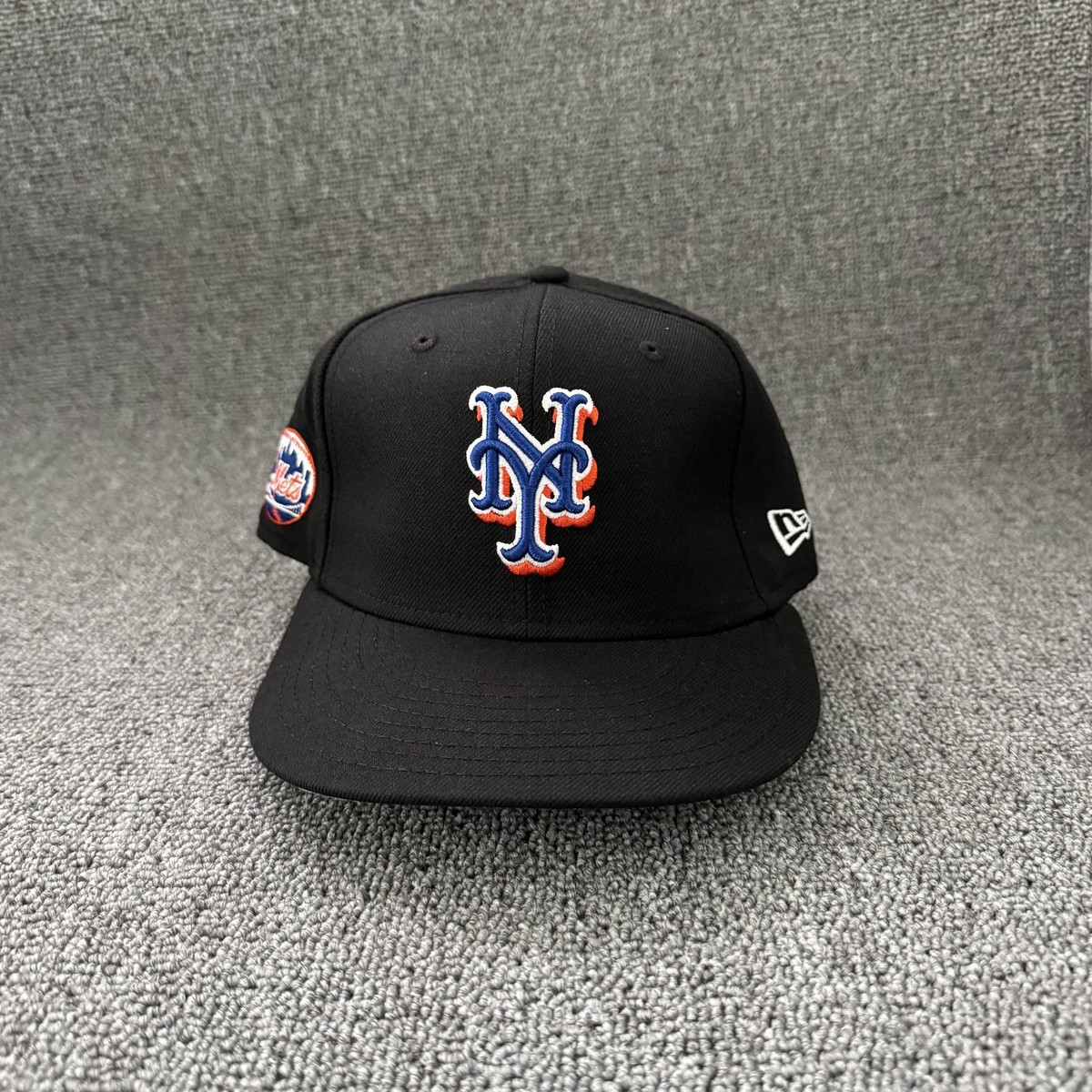 New Era New York Mets MLB Black Cap w/ Side Patch