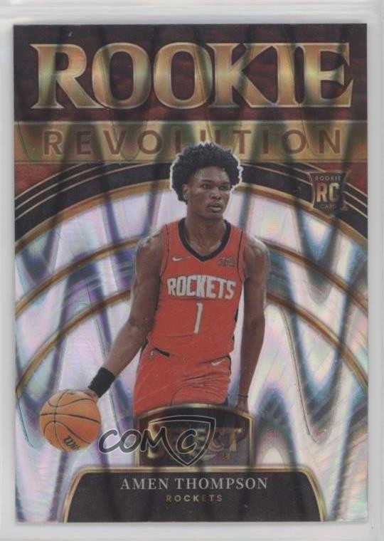 2023-24 Panini Select Rookie Revolution Tectonic Prizm Amen Thompson #14 RC