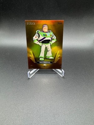 s*y様 Topps Pixar Gold ToyStory 1 WallArt 2025 Topps Disney Genesis Buzz Lightyear Gold #28/50 Pixar Toy