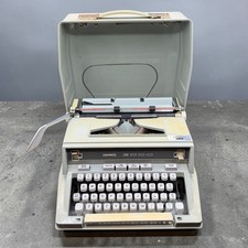 Vintage 1970s Hermes 3000 Typewriter w Cover Tested And Working  thumbnail