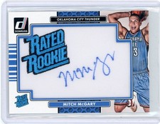 2014-15 Panini Donruss Mitch McGary #RR-MMC Rated Rookie Auto / Mem.