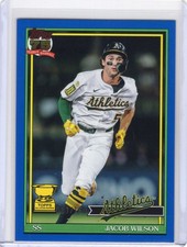 JACOB WILSON 2026 Topps 1991 TOPPS BLUE FOIL #81/150 - ATHLETICS