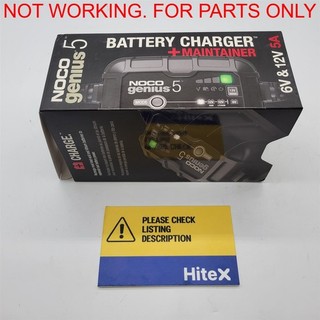 NOCO GENIUS5: 5A 6V/12V Smart Battery Charger/Automatic Maintainer NOT WORKING