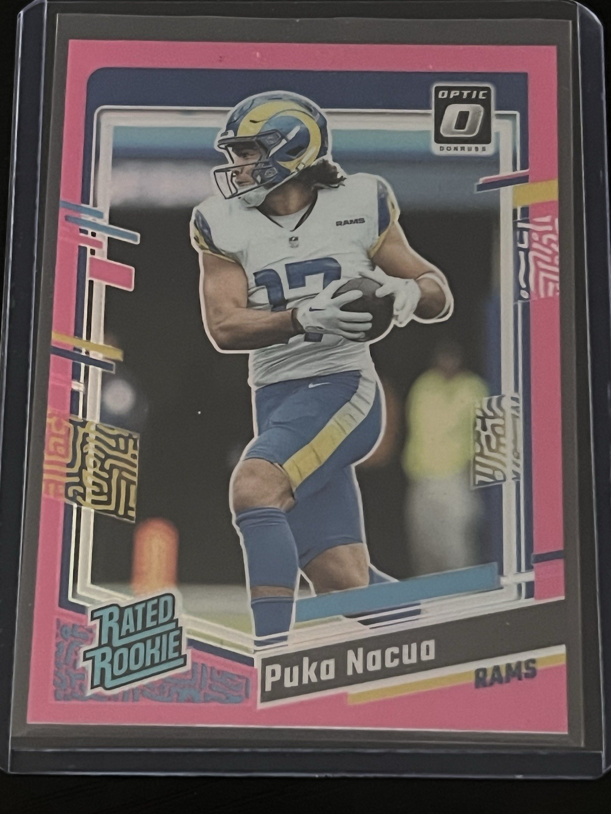 2023 Panini Donruss Optic - Rated Rookie Puka Nacua #238 Pink Prizm (RC)