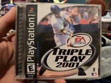 Sony Playstation 1 PS1 Triple Play 2001 CIB Cleaned & Tested