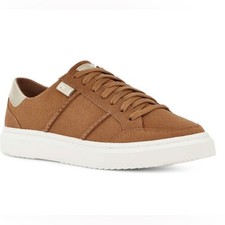 UGG Lace Up Sneakers in Chestnut Gold