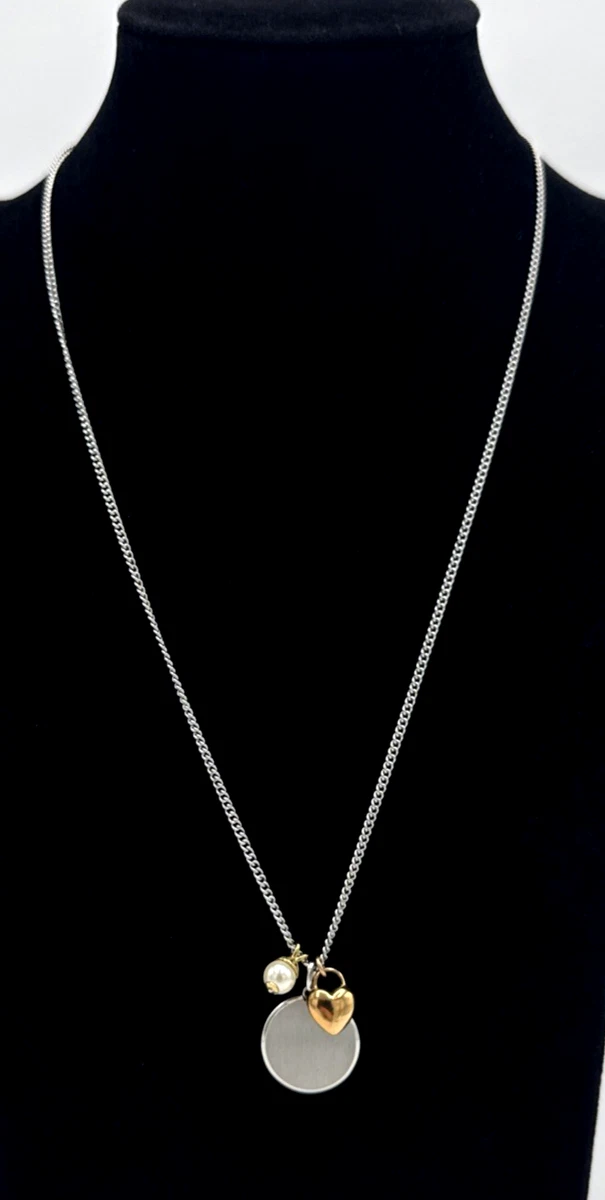 Fossil Collar Para Mujer Classics, Interior: 40 Cm / Exterior: 18In + 2In / W:10mm Collar De Acero Inoxidable De Oro Rosa, JF03057791