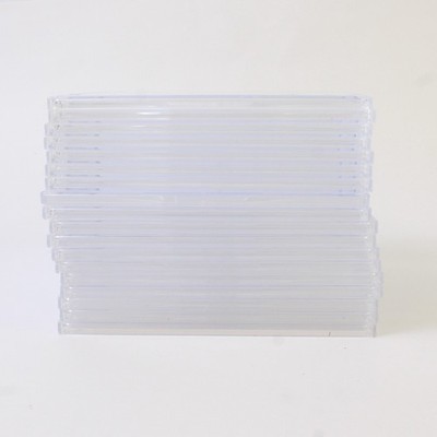 Set Aus 18 Slim Klare CD/DVD Jewel Cases - Wie Neu