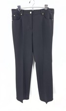 Escada Tamara Wool Pants Womens 42 US 12 High Rise Old Money Luxury Capsule