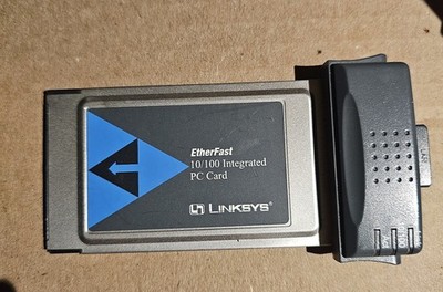 Linksys EtherFast 10/100 Ethernet LAN PCMCIA PC Card with Integrated Jack PCM100