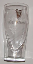 Guinness Gravity Pint Glass 20oz Stout embossed harp and logo BRAND NEW UNUSED 