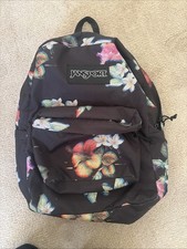 Jansport SuperBreak Backpack Floral Glitch