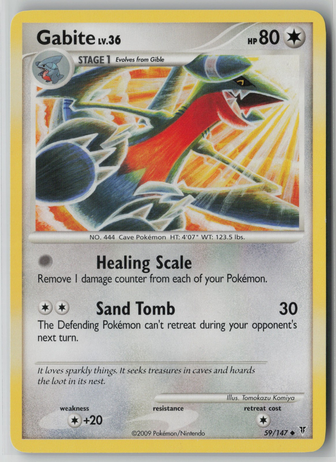 Gabite 59/147 Pokemon TCG Supreme Victors Uncommon Lightly Played (LP) 1