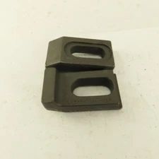 3" x 1-9/16" Slotted Heel Fixture Clamp Strap 5/8" Slot Width Lot Of 2