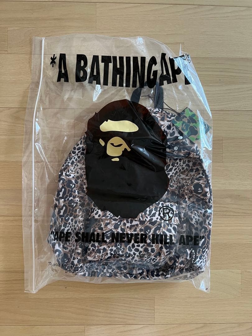 A BATHING APE BAPE Leopard Pattern Daypack Backpa… - image 2