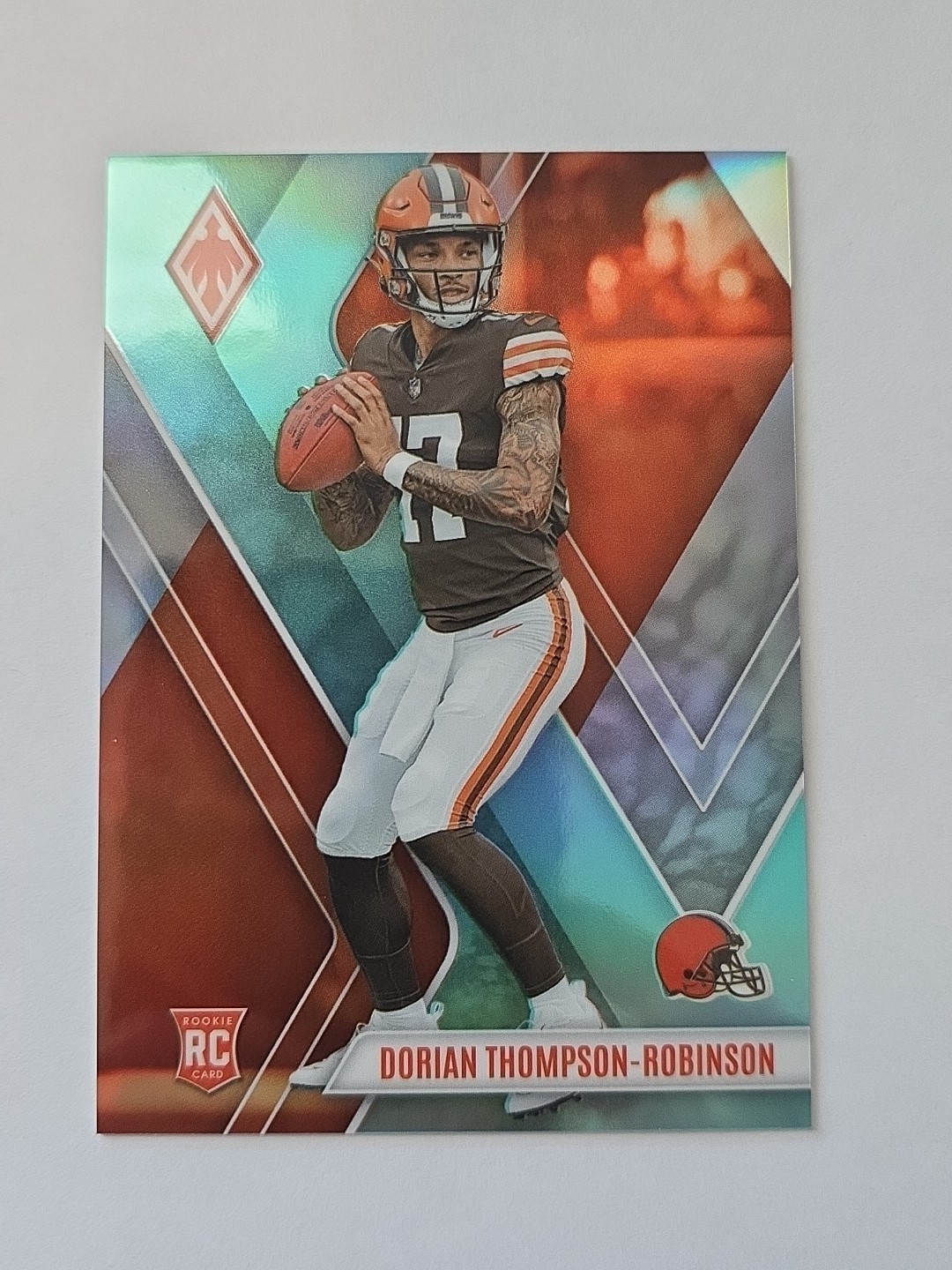 Dorian Thompson-Robinson 2023 Panini Phoenix Teal RC /150 #124 Cleveland Browns