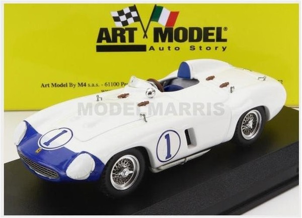 ART-MODEL ART291 Ferrari - 857S N 1 Nassau 1956 P.Hill - Weiß - 1/43-image
