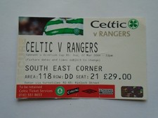 Celtic v Rangfers 2003/04 Scottish Cup Ticket