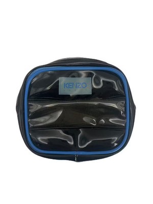 KENZO Make Up Bag Black USED E0128-6