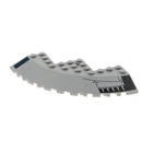 1x Lego Brick Round Wing 33° 10x10 New - Light Grey Corner Star Wars 58846pb15R