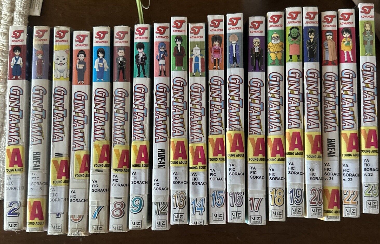Gintama 2-4, 6-9, 12-23 Manga Complete New English (19 Books)
