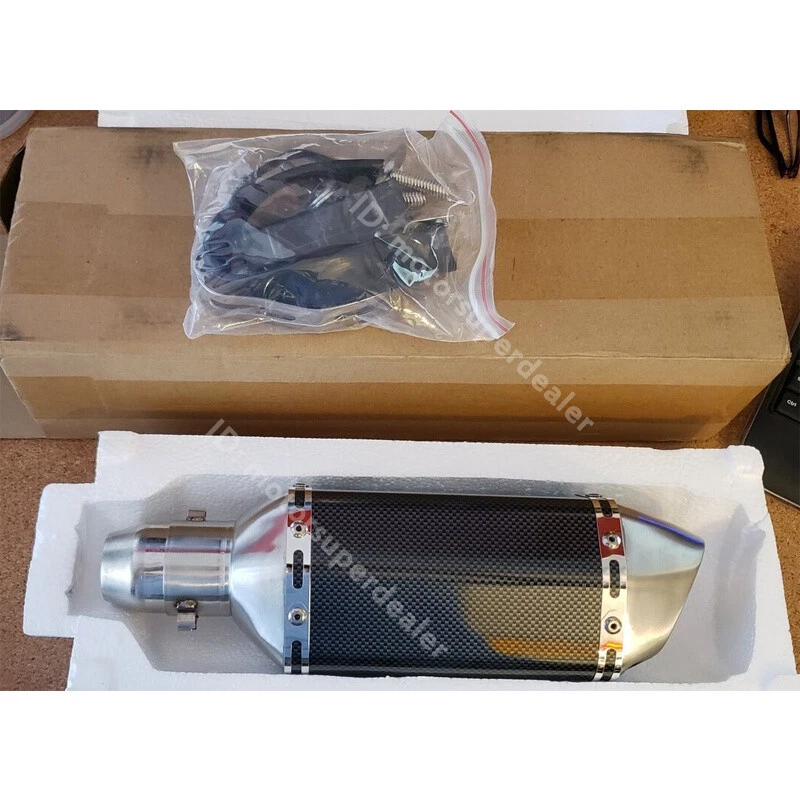 38-51mm Pontas de Escape de Motocicleta Scooter Tubo Silenciador Curto 310mm com DB Killer - Imagem 4 de 4