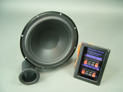 Sub Woofer 4 ohm 8'' Kit Acoustic Research Woofer Cerwin Vega Crossover 