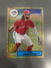 BO BICHETTE 2022 Topps #T87C-69 1987 Chrome Silver Pack Toronto Blue Jays NM+
