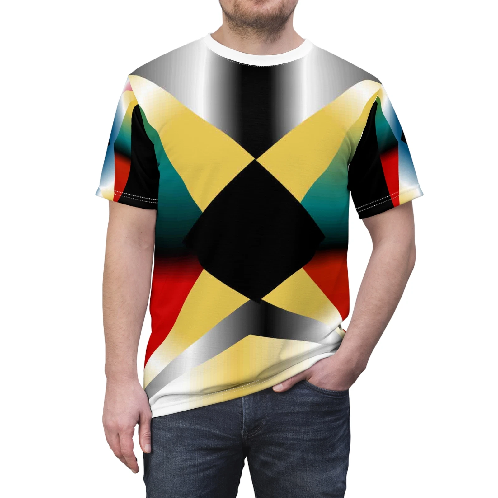 Unisex Cut & Sew Tee (AOP)