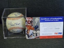 WILLIE MAYS (SAY HEY KID) SIGNED/AUTO BASEBALL N.Y.GIANT 16 STAT HOF PSA/DNA COA