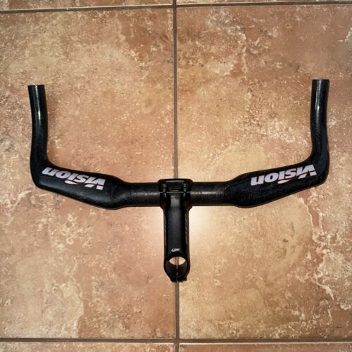 Vision Forged Carbon TriMAX Basebar Handlebar 31.8 mm + Zipp Service Course Stem