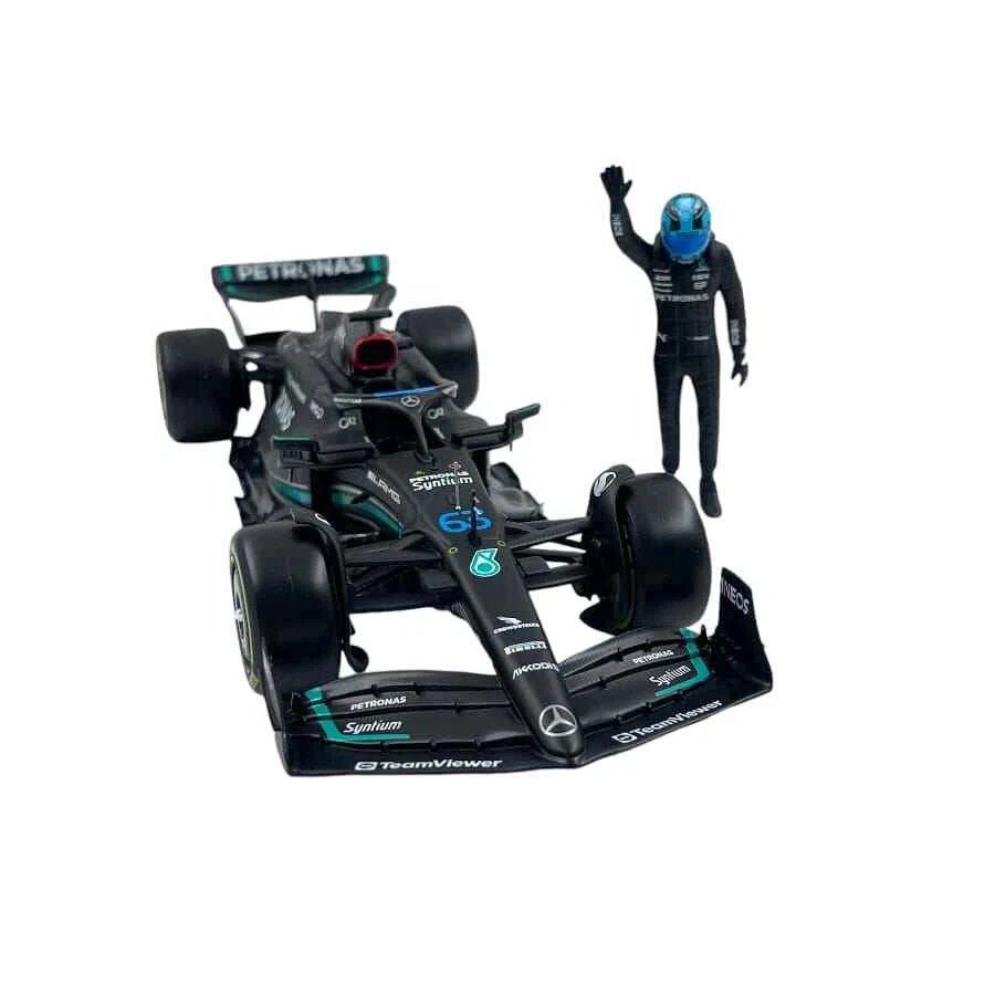 Modellino F1 Bburago 1/24 Mercedes AMG F1 Team W14 Winner Edition 2023 #63 G.... - Immagine 3 di 4