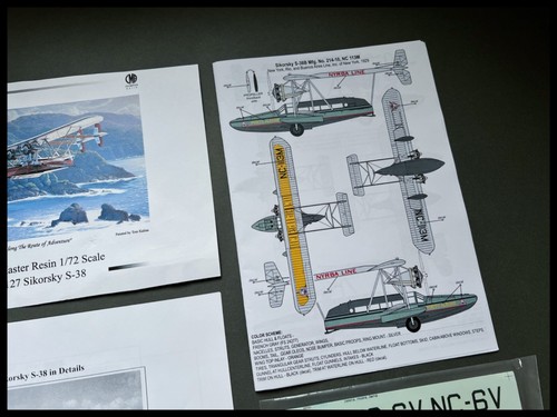 CMR Czech Master Resin Sikorsky S-38 cmr 1:72 Modellbausatz - Bild 4 von 8