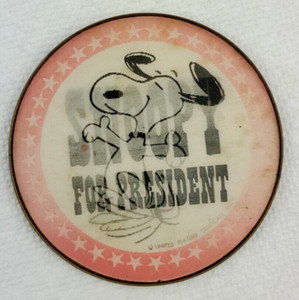 Snoopy for President Pin | eBay