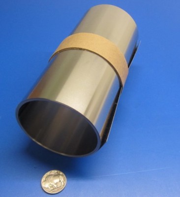 18-8 Stainless Steel Sheet, Full Hard, .012'' x 6.0'' x 100'', 1 Piece