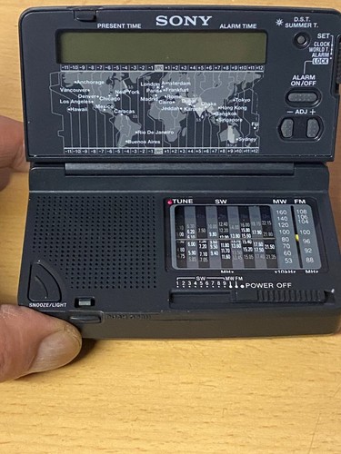 Sony ICF-SW12 World 11 Band Radio And Clock Alarm Vintage SW/FM/MW | eBay