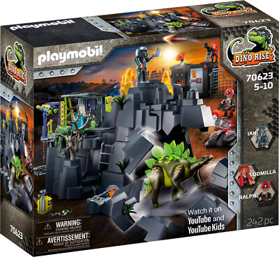 PLAYMOBIL 70623 Dino Rise Dino Rock Mit Licht Sound und Vibrationseffekt NEU OVP