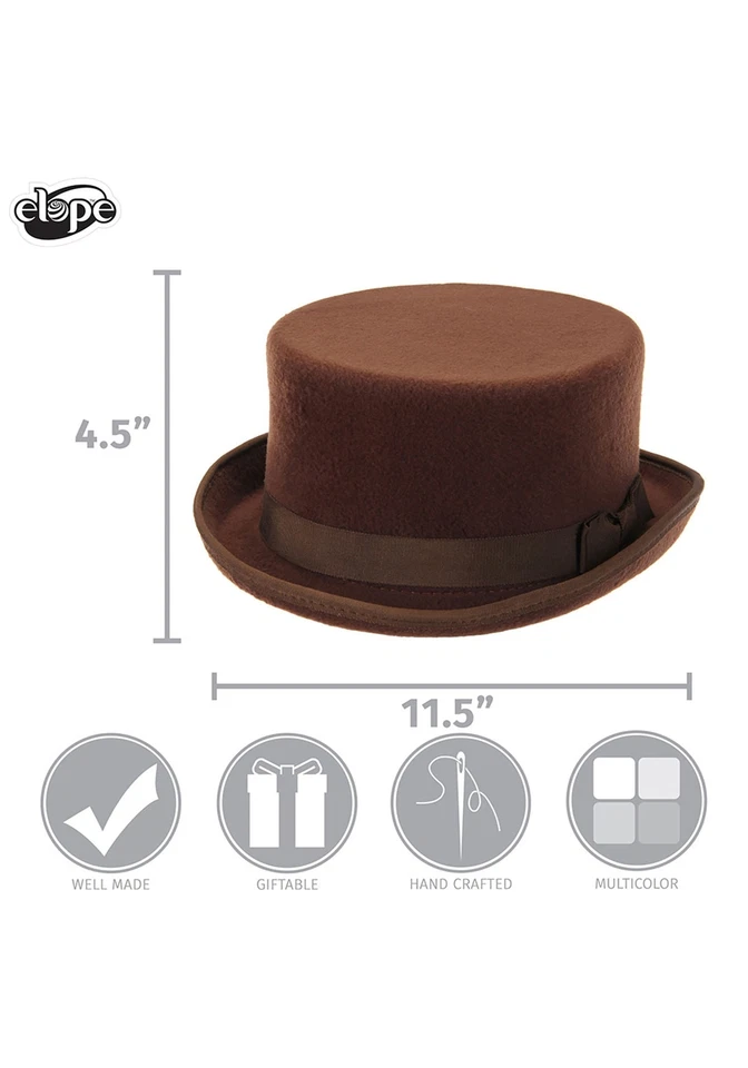 Brown John Bull Hat - Image 4 of 4