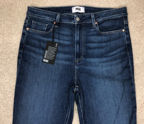 Neu mit Etikett Paige Denim Gemma Damenjeans hoher Bund Zigarettenbein Größe 32 in Skizzenbuch - Bild 7 von 21