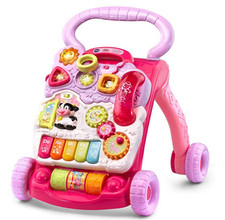 vtech sit to stand train pink