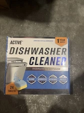 Active Dishwasher Cleaner 24 Tablets Formulated to Deep Clean NEW in Sealed Box