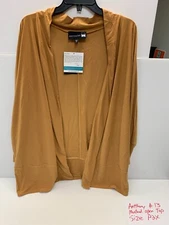Antthony Woman Mustard Open Top Size P2X – HSN - NWT - #13