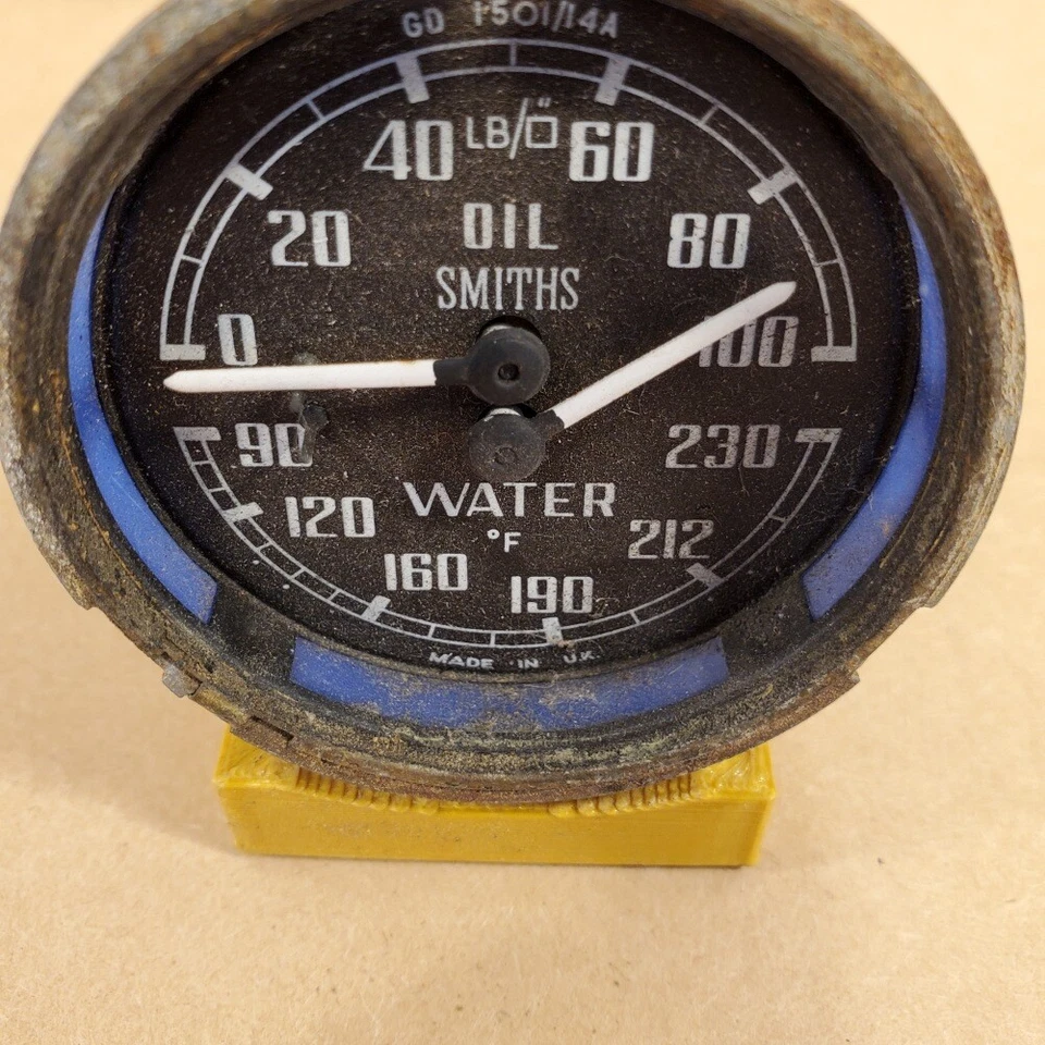 Smiths Oil Water Gauge GD1501/14A Max Temp 230 deg F Max Pressure 100 lb - Image 3 of 4