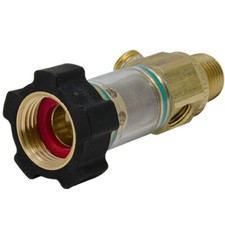 General Pump 100651 Brass Inline Water Filter - 1/2" NPT Male x 3/4" GH Female