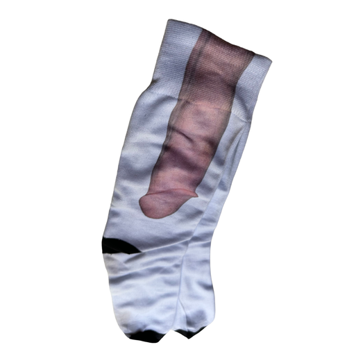 Show Off Cock Socks Funny Mens Novelty Joke Rude Prank Birthday
