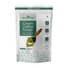 Neuherbs Unroasted Arabica Green Coffee Beans Powder For Weight Loss 200g FS