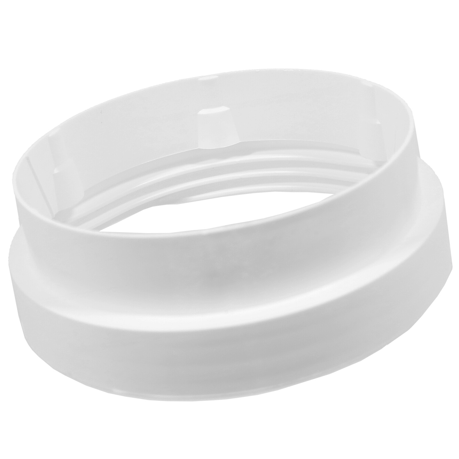 Vent Hose Connector Adaptor 5"" 125mm Air Conditioning Threaded Duct Outlet Ring