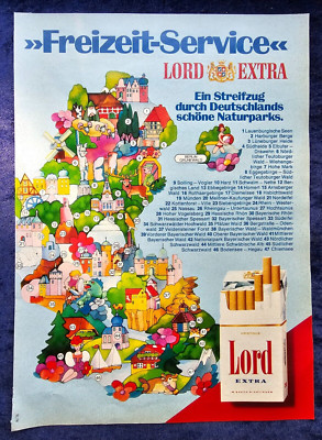 Lord Extra Cigarettes, Original Advertising from 1973