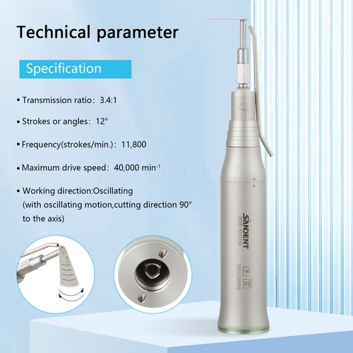 Dental 3.2:1 Surgical Micro Saw Straight Handpiece E-type Reciprocating Bone - Picture 43 of 47